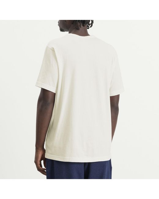 Universal Works White Single Jersey Core T-Shirt for men