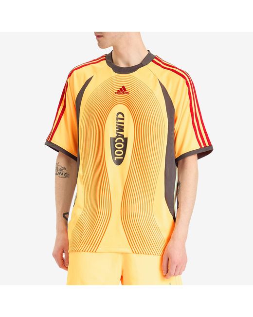 adidas Climacool Fashion Jersey in Yellow for Men | Lyst