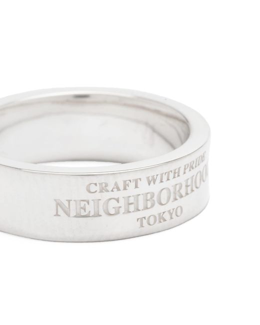 Neighborhood White Plain Ring for men