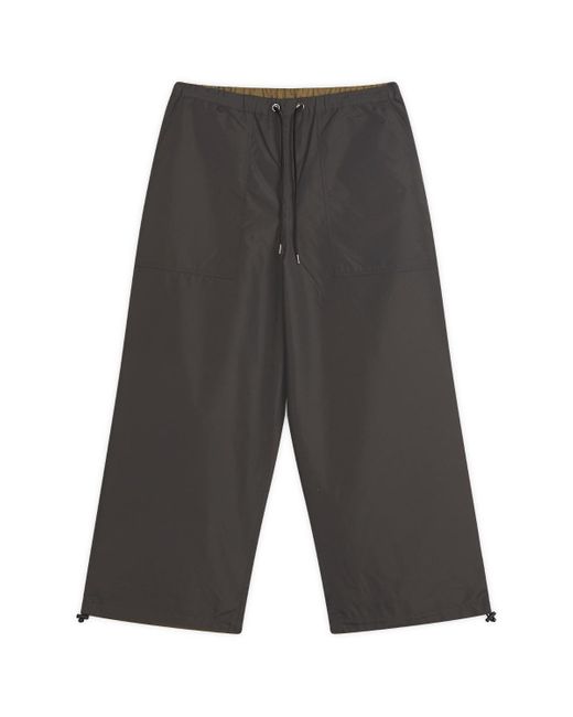 Taion Gray Military Reversible Wide Trousers for men