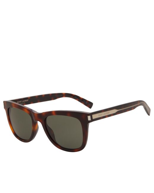 Saint Laurent Brown Saint Laurent Naked Wire Sunglasses