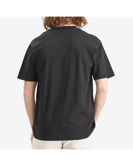 New Balance Black Nb Athletics Cotton T-Shirt for men