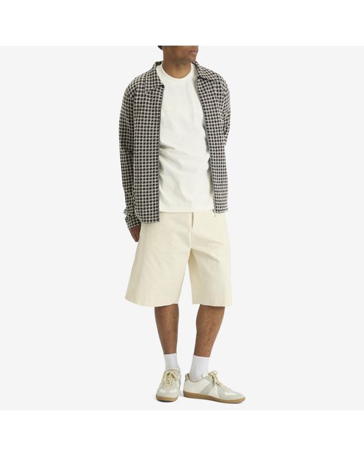 Jil Sander Black Wool Check Zip Through for men