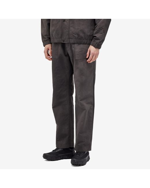 Norse Projects Gray Lukas Relaxed Wave Dye Trousers for men
