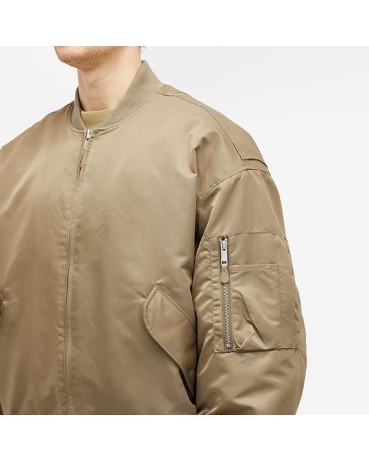 Entire studios Natural Broad Bomber Jacket for men