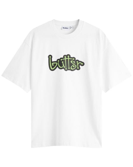 Butter Goods White Connection T-Shirt for men