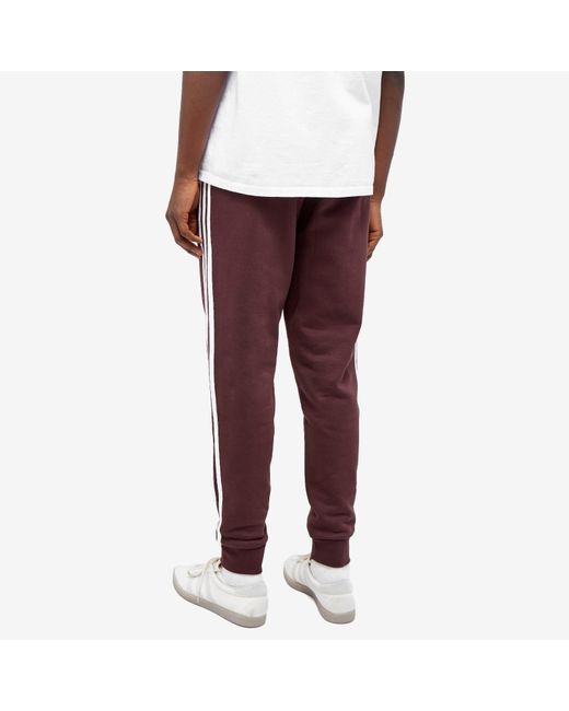 Adidas Purple 3 Stripe Pant for men