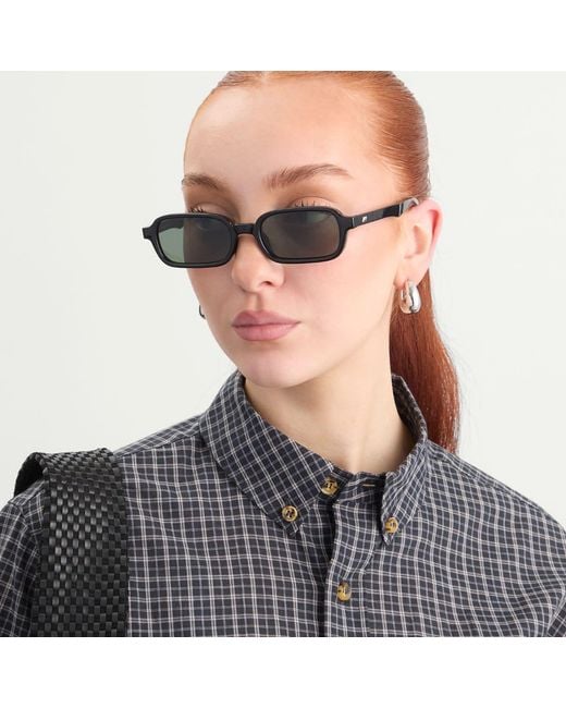 Le Specs Gray Pilferer Sunglasses