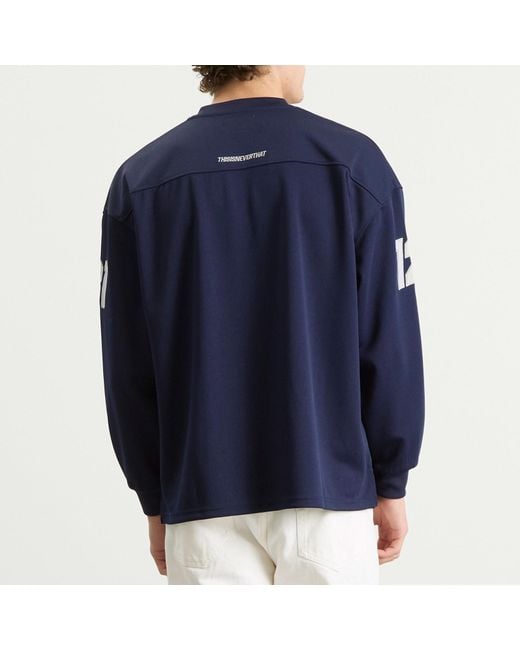 thisisneverthat Football Jersey in Blue for Men | Lyst UK