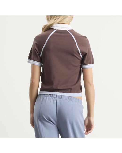 Dime Brown Knitted Jersey