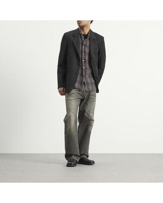 Our Legacy Black Unconstructed Ceremony Blazer for men