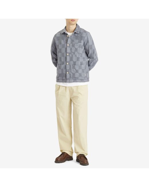 Folk Gray Waffle Assembly Jacket for men