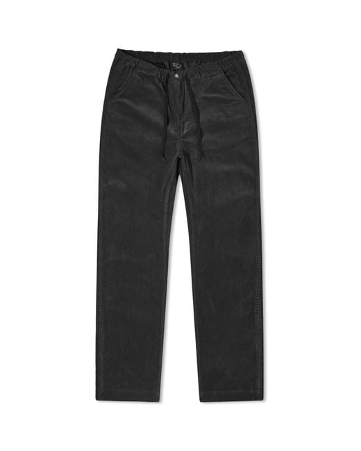 Orslow Gray New Yorker Stretch Corduroy Pants for men