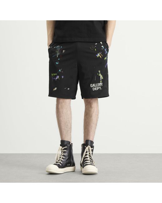 GALLERY DEPT. Black Studio Gym Short for men