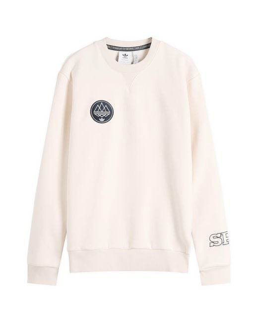 Adidas White Spzl Sweatshirt for men