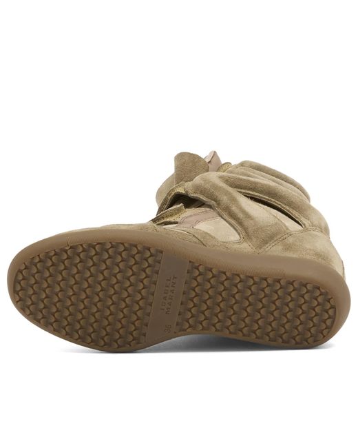 Isabel Marant Green Bekett High Top Sneakers
