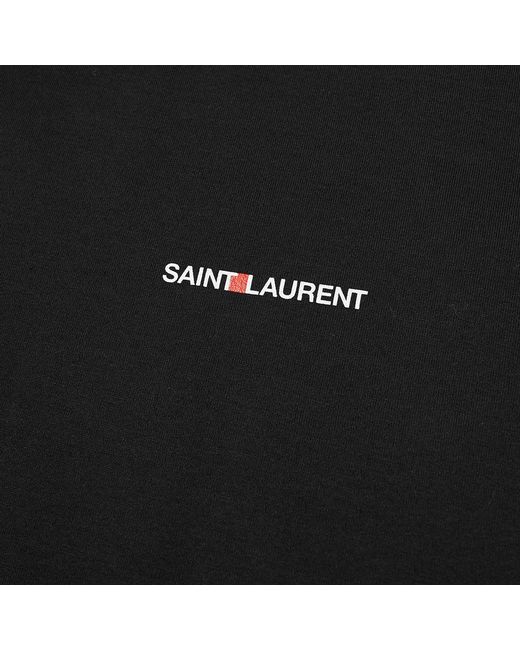 saint laurent archive logo tee