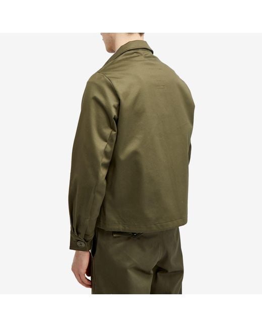 Monitaly Green Military Service Jacket Type A for men