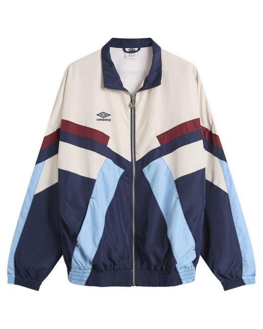 Umbro Blue Relaxed Track Jacket for men