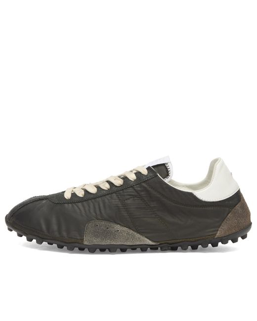 Maison Margiela Black Nylon Sprinter Sneaker for men