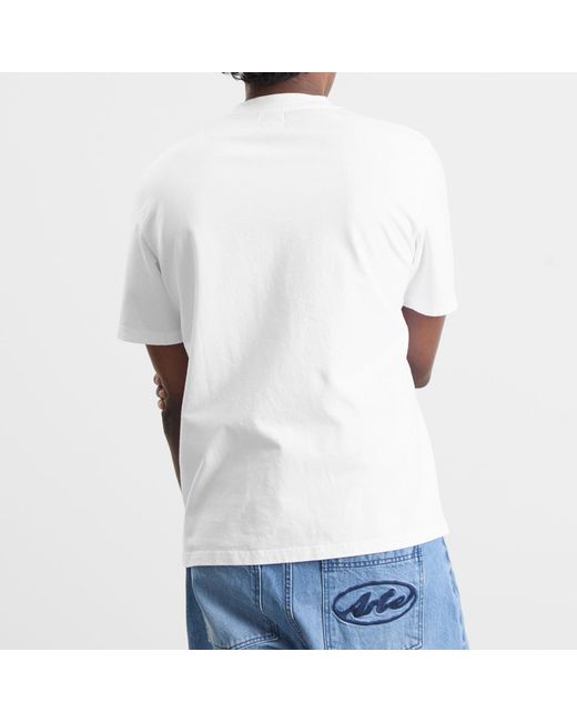 Arte' White Heart Logo T-Shirt for men