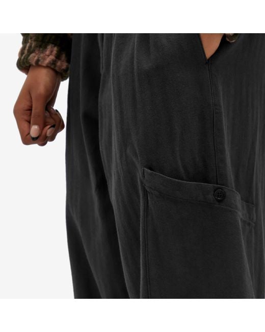 YMC Gray Grease Wide Trousers