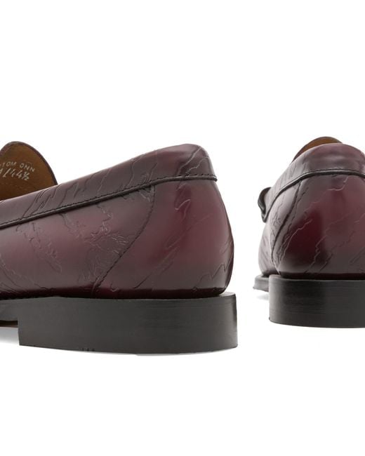 G.H.BASS Brown Gh Bass X Maharishi Larson Penny Loafer for men