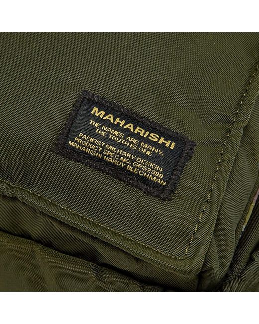 Maharishi Synthetic Nylon Travel Waist Bag in Green for Men - Lyst
