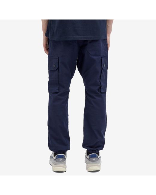 Beams Plus Blue 6 Pocket Gym Pants for men