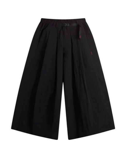 Gramicci Black Nylon Flare Pant