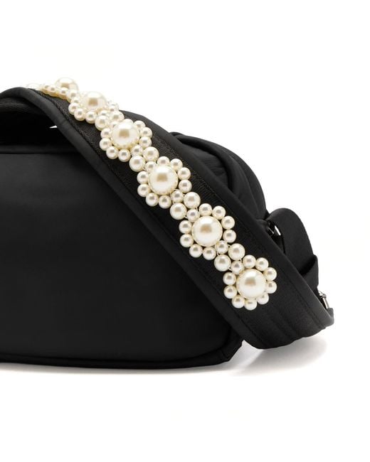 Simone Rocha Black Classic Bow Cross Body Bag