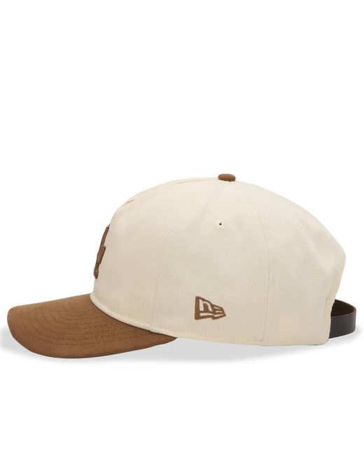 KTZ Natural La Dodgers Suede Visor 9Fifty Cap