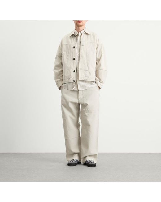 Applied Art Forms Natural Soho Stripe Shirt for men