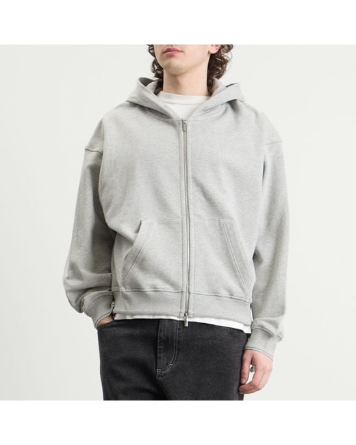 Sundays Gray Zip Hoodie for men