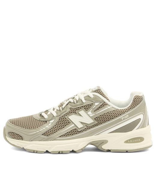 New Balance White 740 Sneaker
