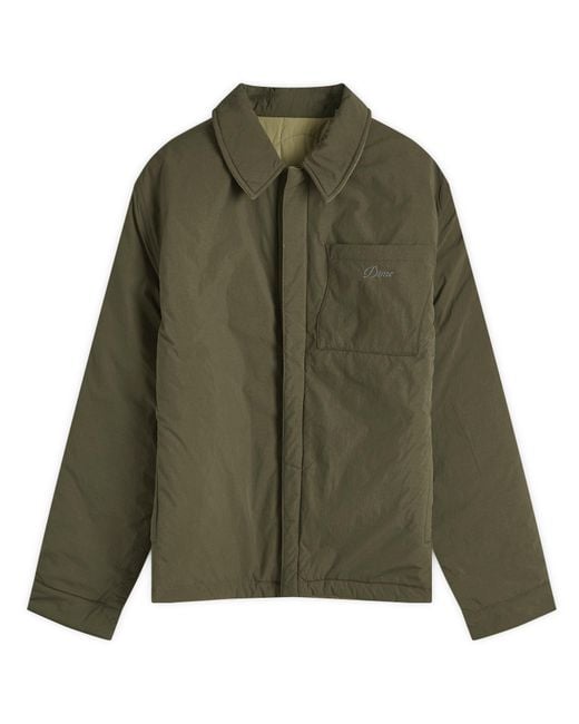 Dime Green Reversible Insulated Jacket for men