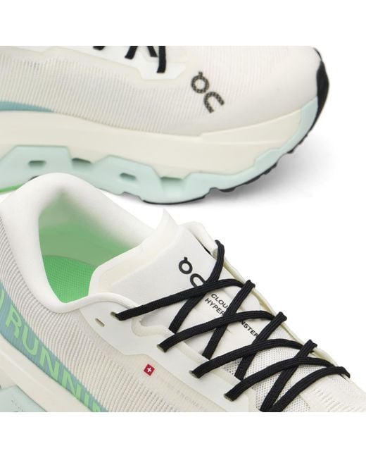 On Shoes White Cloudmster 3 Hyper Sneaker for men