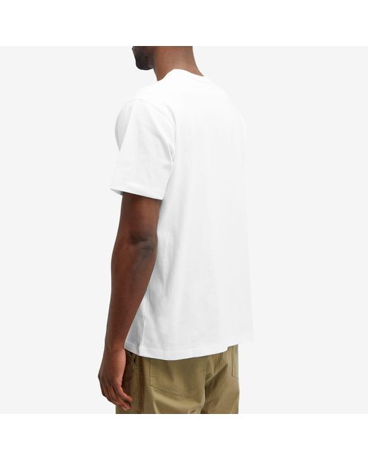 FRIZMWORKS White Og Athletic T-Shirt for men