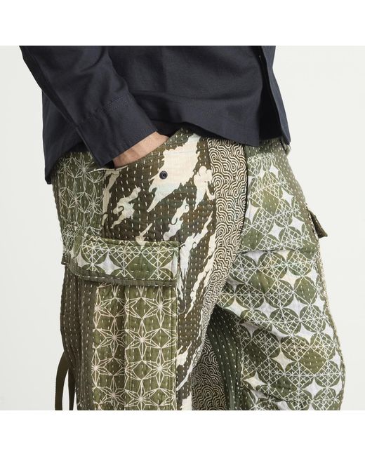 Maharishi Green Maha Rice Stitch M65 Cargo Pants for men