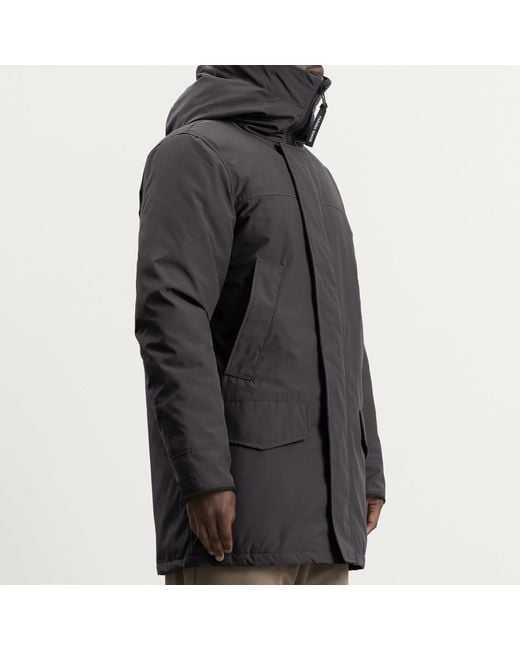 Canada Goose Black Langford Parka Jacket Classic Disc for men