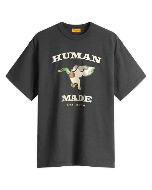 Human Made Flying Duck T-Shirt in Black for Men | Lyst