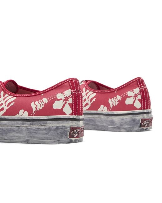 Vans Red Lx Authentic 44 Sneaker for men