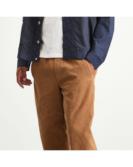 Folk Brown Drawcord Assembly Pant for men