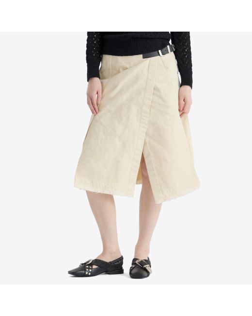 Toga Natural Toga Denim Wrap Skirt