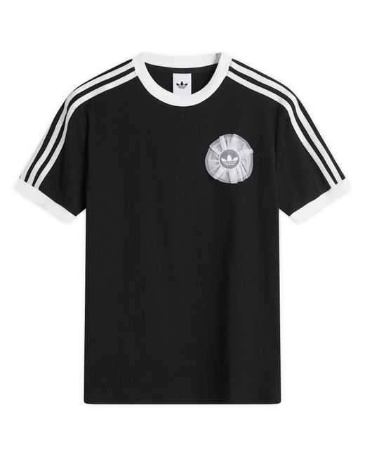 Adidas Black Tulle Branding T-Shirt