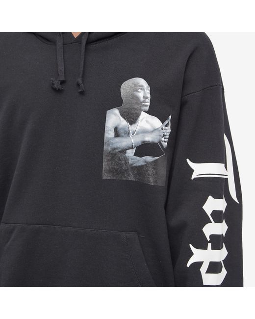 Wacko Maria Tupac Heavyweight Pullover Type 1 Hoody in Black for
