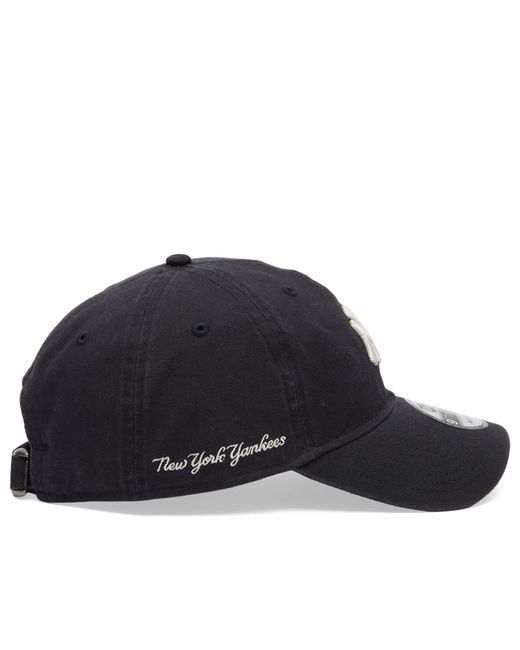 KTZ Blue New York Yankees Washed Script 9Twenty Cap