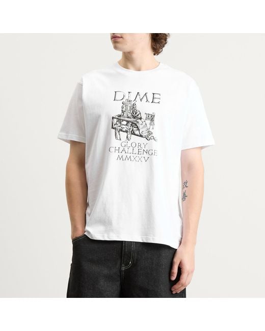 Dime White Glorious T-Shirt for men