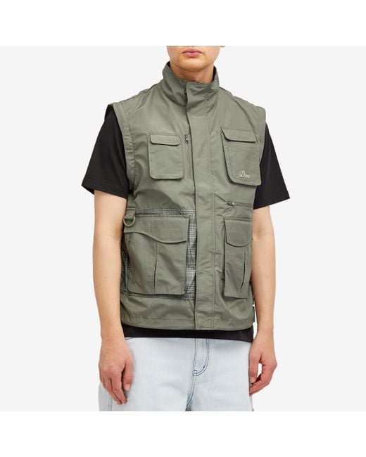 Dime Green Zip-Off Fishing Jacket for men