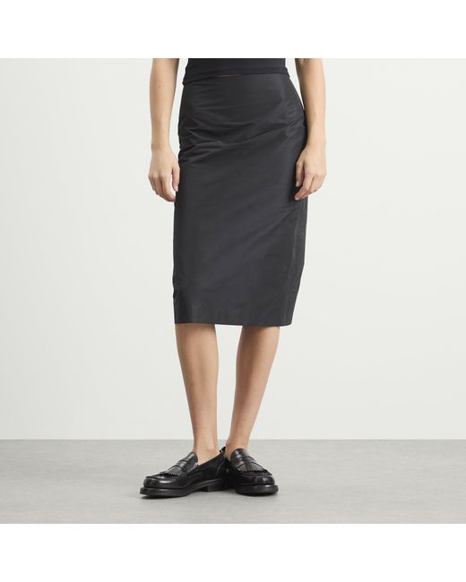 Jil Sander Black High Waist Skirt